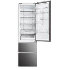 Haier Ψυγειοκαταψύκτης 414lt NoFrost Υ205xΠ59.5xΒ66.7εκ. Μαύρος HTW5620CNMP